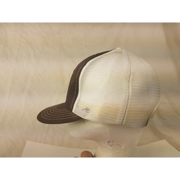 KIN BROOK CONSTRUCTION Alberta Cap Trucker Hat Snapback Baseball Vintage 80s - Picture 6 of 9